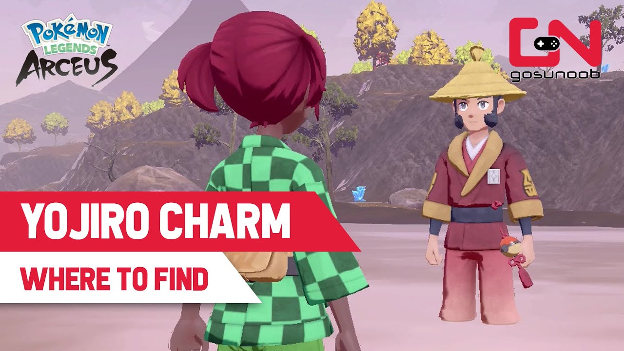 Pokemon Legends Arceus Where to Find YOJIRO CHARM YouTube