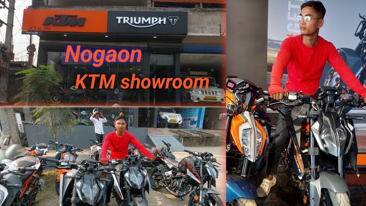Nogaon ktm showroom || New model duke 390 and 250 || Daunpamen 50000 d loi jabo paribo.