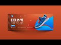 How to Make a Shoes Web Banner Design in Photoshop CC 2022