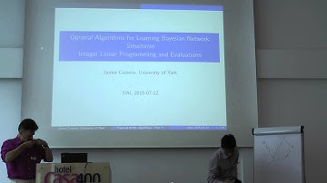 UAI 2015 Amsterdam Tutorial: Optimal Algorithms for Learning Bayesian Network Structures