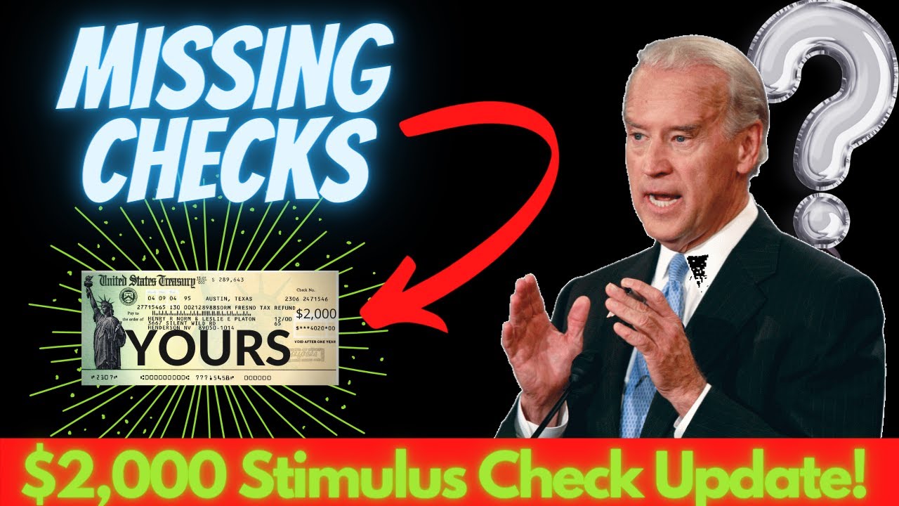 Approved! Second Stimulus Check UPDATE  MISSING CHECKS! [UPDATE Jan 24]