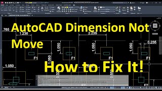 AutoCAD Dimensions Not Moving? Here’s How to Fix It!