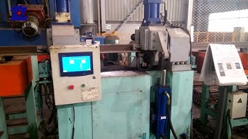 Elevator guide rail production line