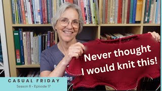 A Sweater for My Tour de Fleece Hand Spun// Casual Friday S8E17