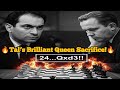 Tal’s Brilliant Queen Sacrifice vs Keres (Moscow 1957)