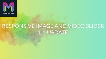 Responsive Image and Video Slider - 1.1 Update | Adobe Muse CC | Muse For You