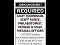 Medical staff jobs #shorts #youtubeshorts #ytshorts