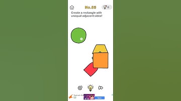 Brain out level 83 create a rectangle whith unequal adjacent sides! @gamingzone1618 #subscribe