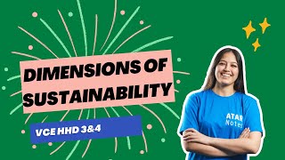 Dimensions of Sustainability | VCE HHD 3&4