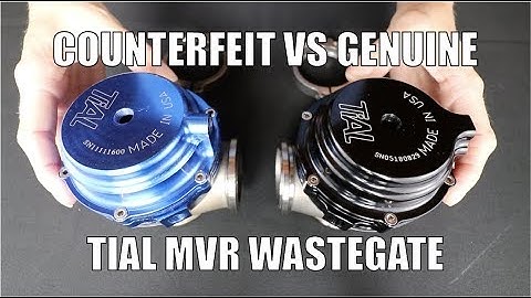 Fake VS Real Tial MVR Wastegate | How to spot a Knock off