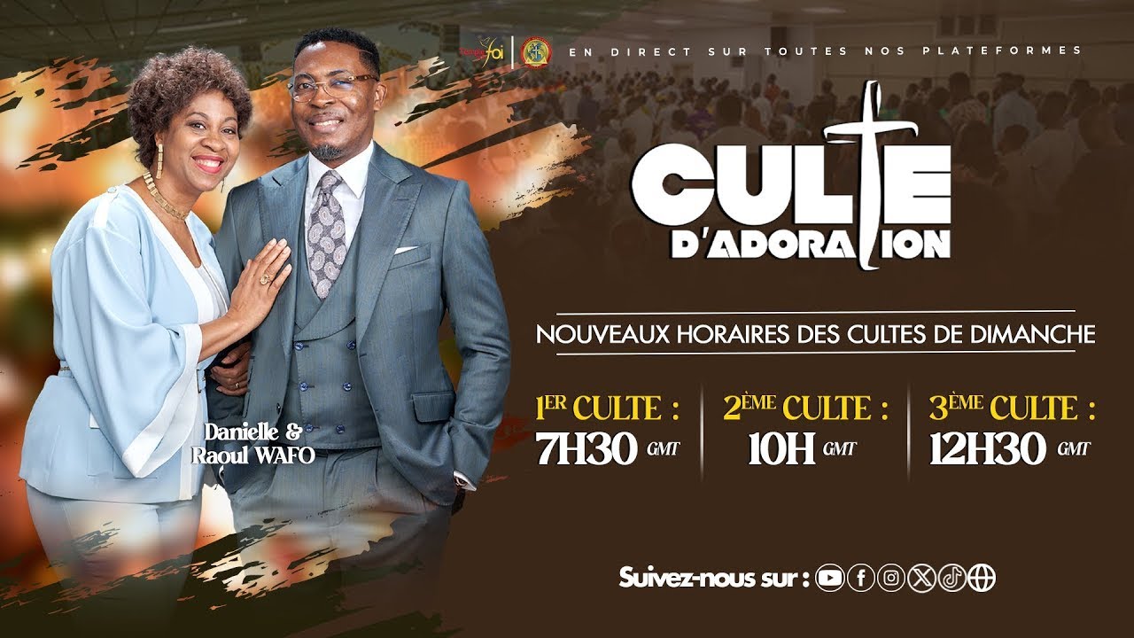 2ÈME CULTE D'ADORATION - 15 FÉVRIER 2026 / TEMPLE DE LA FOI