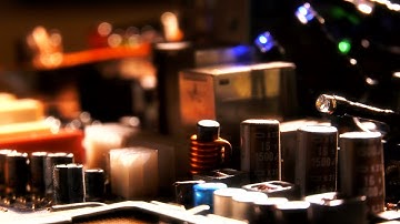 Hardware Electronic Motherboard, Macro View Free Stock Video