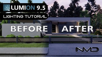 Lumion 9.5 Modern Bungalow House Lighting Set up Rendering Tutorial