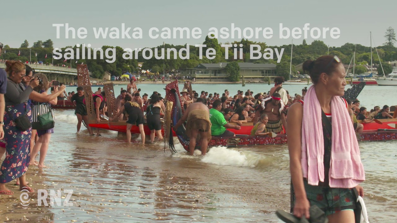radio nz news Waka at Waitangi