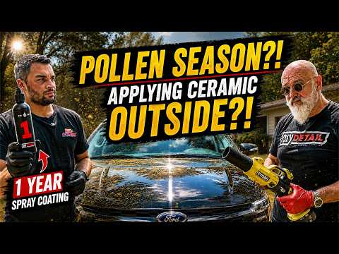 POLLEN SEASON HOW TO Apply Diy Detail Spray One Year ceramic outside