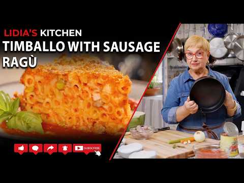 Timballo with Sausage Ragù