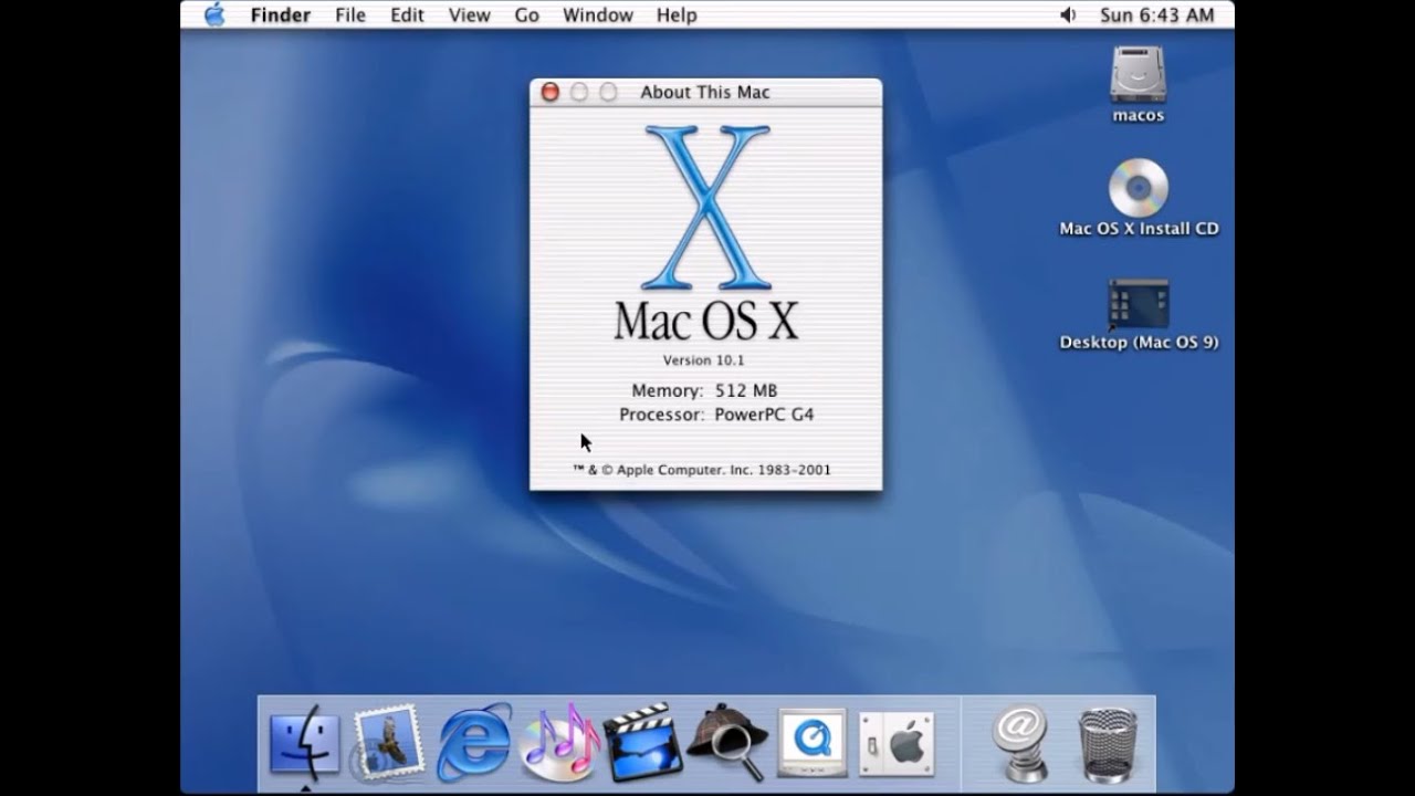install mac osx 10.1