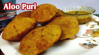 Aloo puri recipe in bengali/পুজো স্পেশাল আলুর পুরি/crispy yet soft masala puri/aalu puri