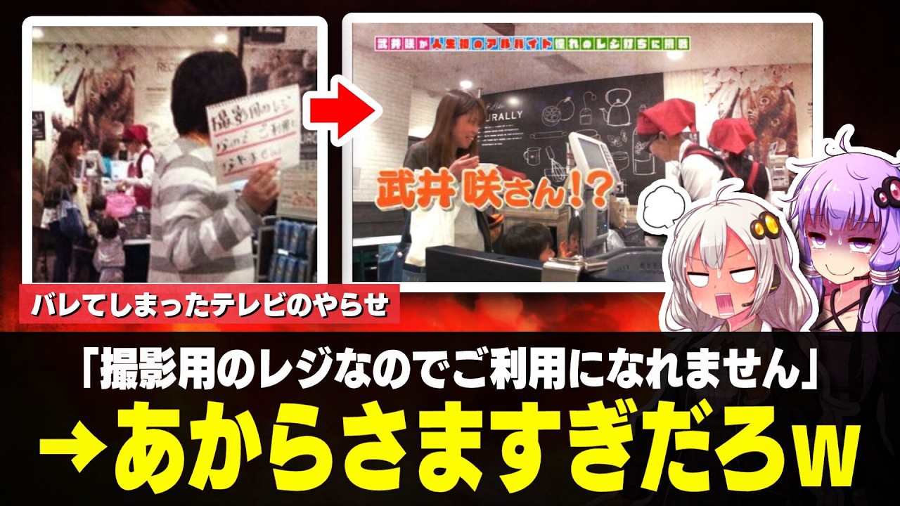 バレてしまったテレビのヤラセ　解説