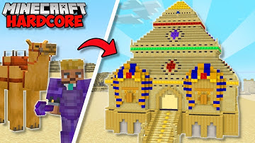I Built A DESERT PYRAMID in Minecraft 1.20 Hardcore (#83)