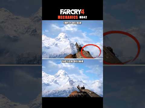 Far Cry 4 MG42 Empty vs Tactical Reload Comparison | ASMR #shorts