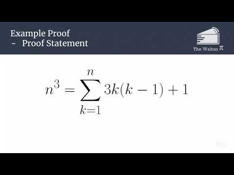 Inductive Proof Example 5 - Sum of 3k(k-1)+1