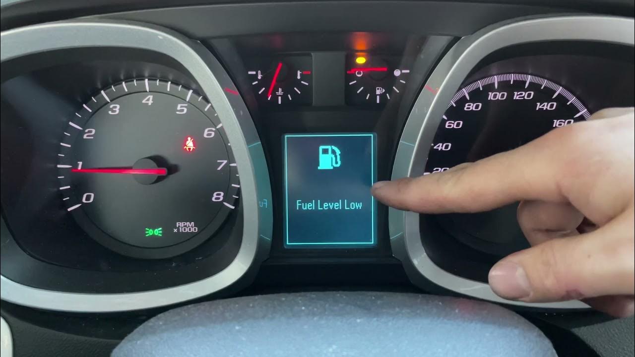 Chevy Equinox Low Gas Warning YouTube