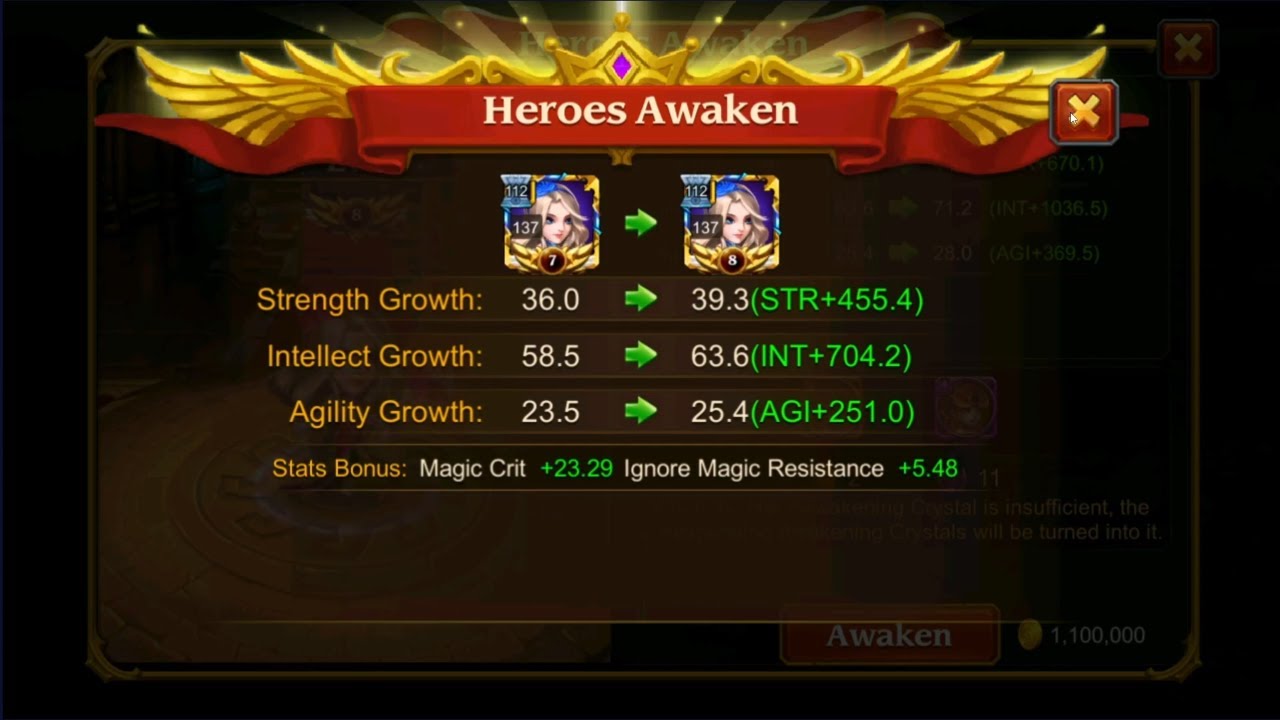 Awakening Emberstar LVL 8 And Dept Voice Gold +1 - YouTube