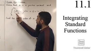 Edexcel A level Maths: 11.1 Integrating Standard Functions