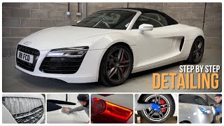 Audi R8 ceramic coated #Gtechniq CSL & EXO How to machine polish? #Meguiars MT320 DA Polisher screenshot 3