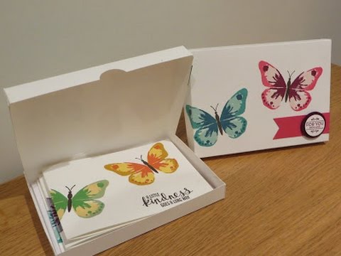 Watercolor Wings Card Gift Box Tutorial, Handmade with Stampin Up Products, Watercolour Wings stampin up sale a bration 2019