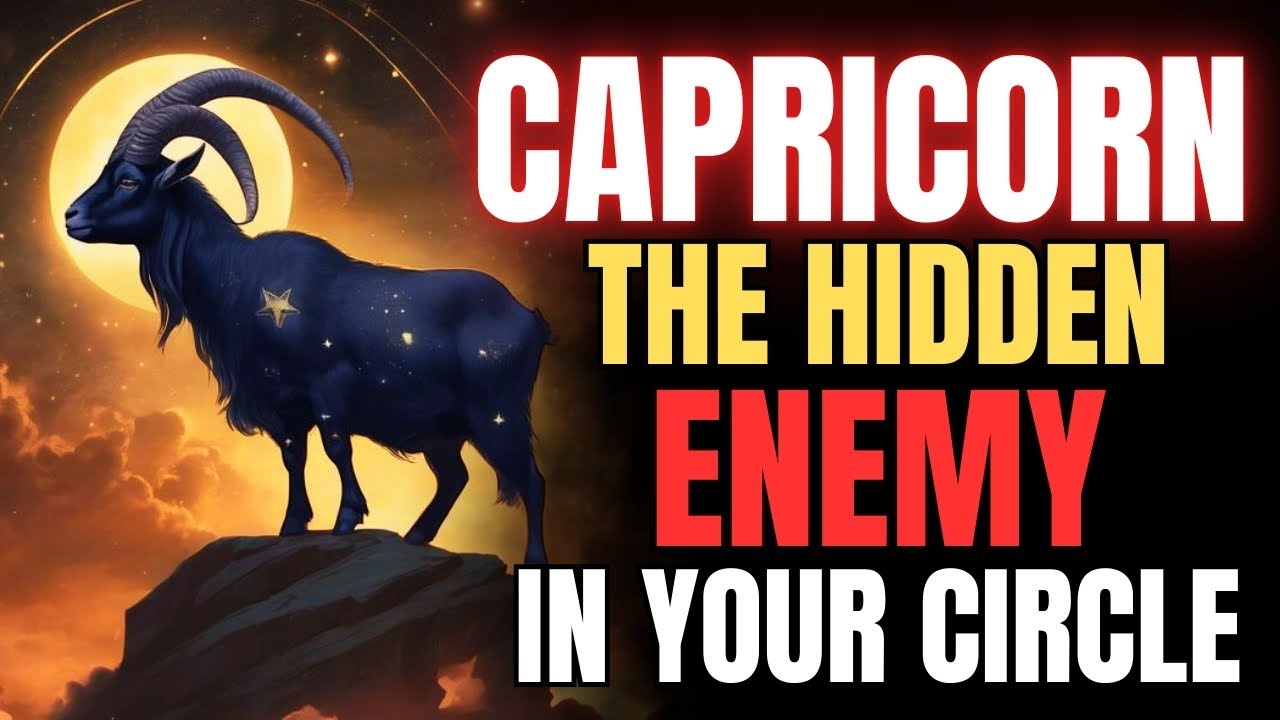 ♑🧿 CAPRICORN — The Hidden Enemy In Your Circle (3 Signs It’s Them)