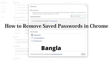 How to Delete All Saved Passwords Google Chrome  | How to Remove Saved Password On Facebook