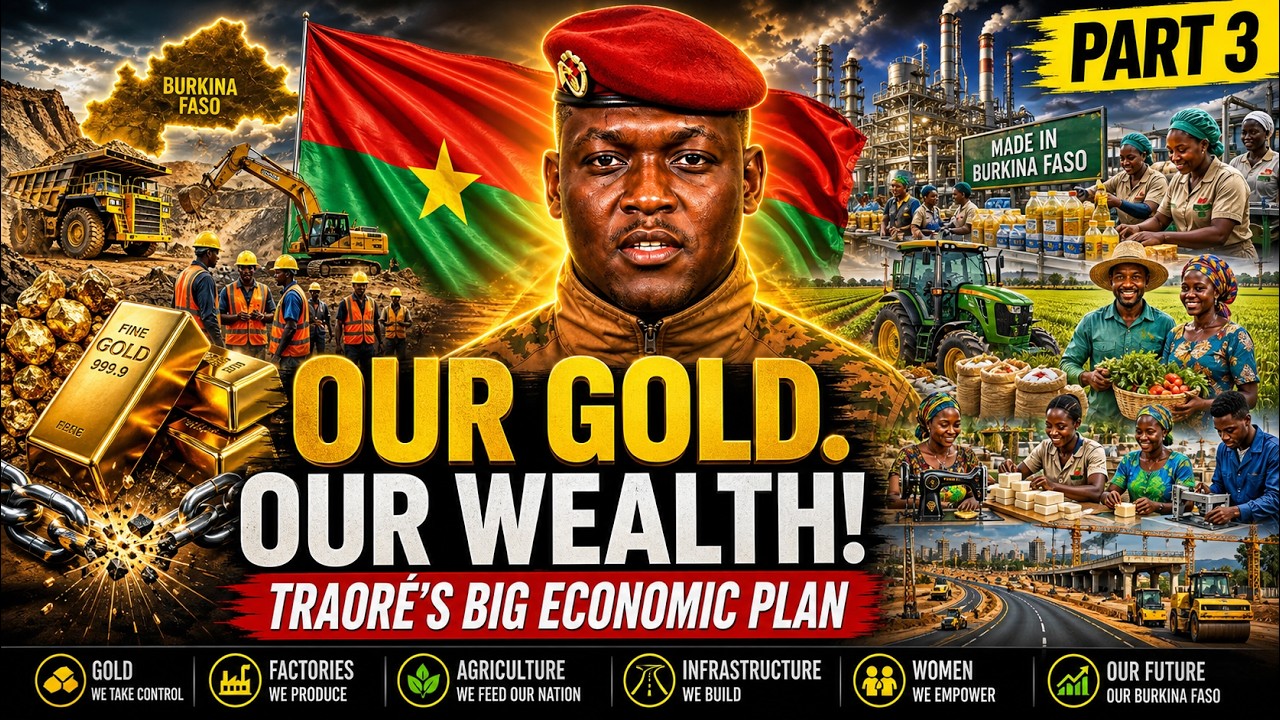 Traoré Takes Back Burkina Faso’s GOLD & MINES — His Economic Vision Explained | Part 3