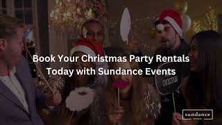 Christmas Party Rental | Festive Event Rentals by Sundance Events 🎄🎁