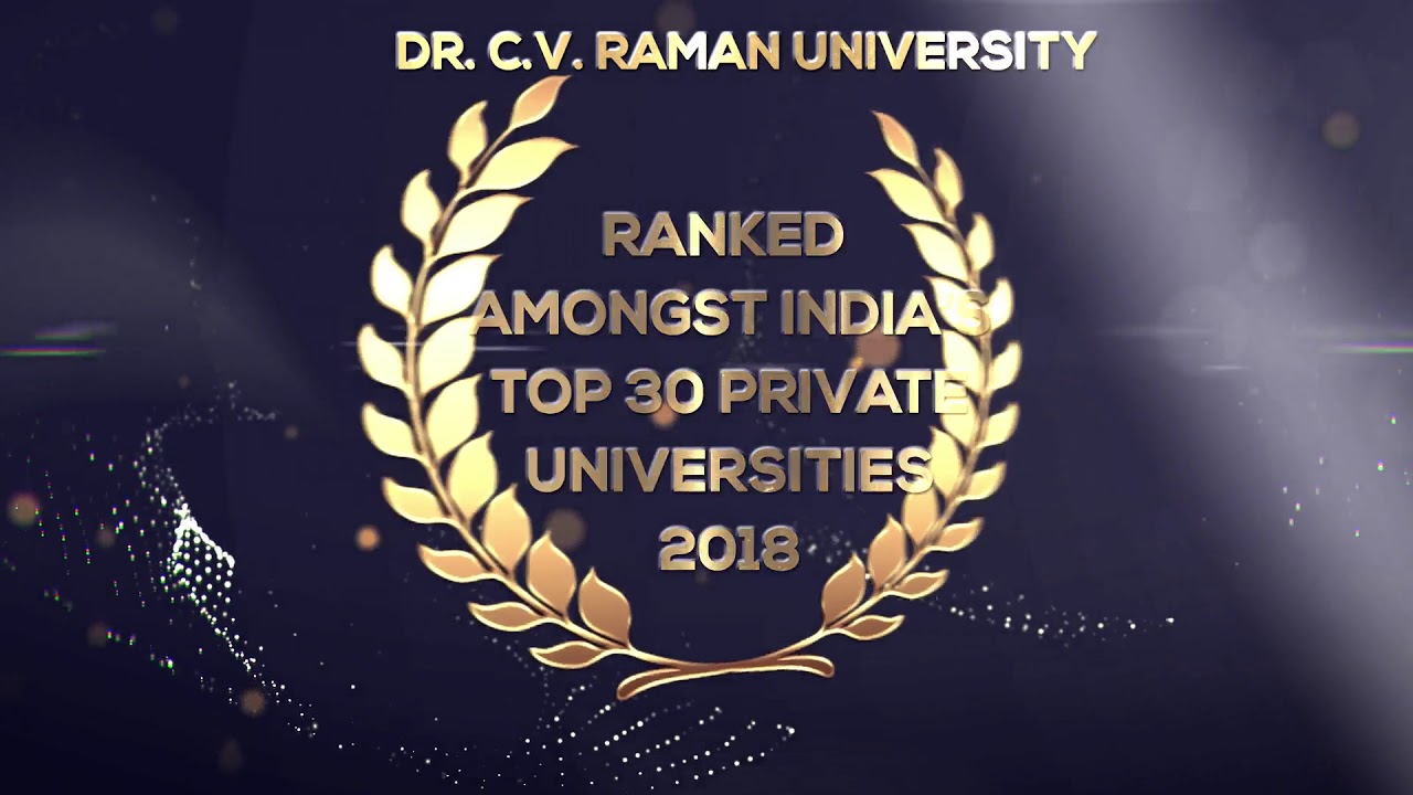 Dr. C V Raman University - Ranked among top 10 Universities of Chhattisgarh- 10 sec. TVC (Hindi)