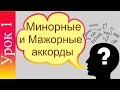 ВСЕ АККОРДЫ. Урок 1. Минорные и мажорные аккорды. Принцип построения