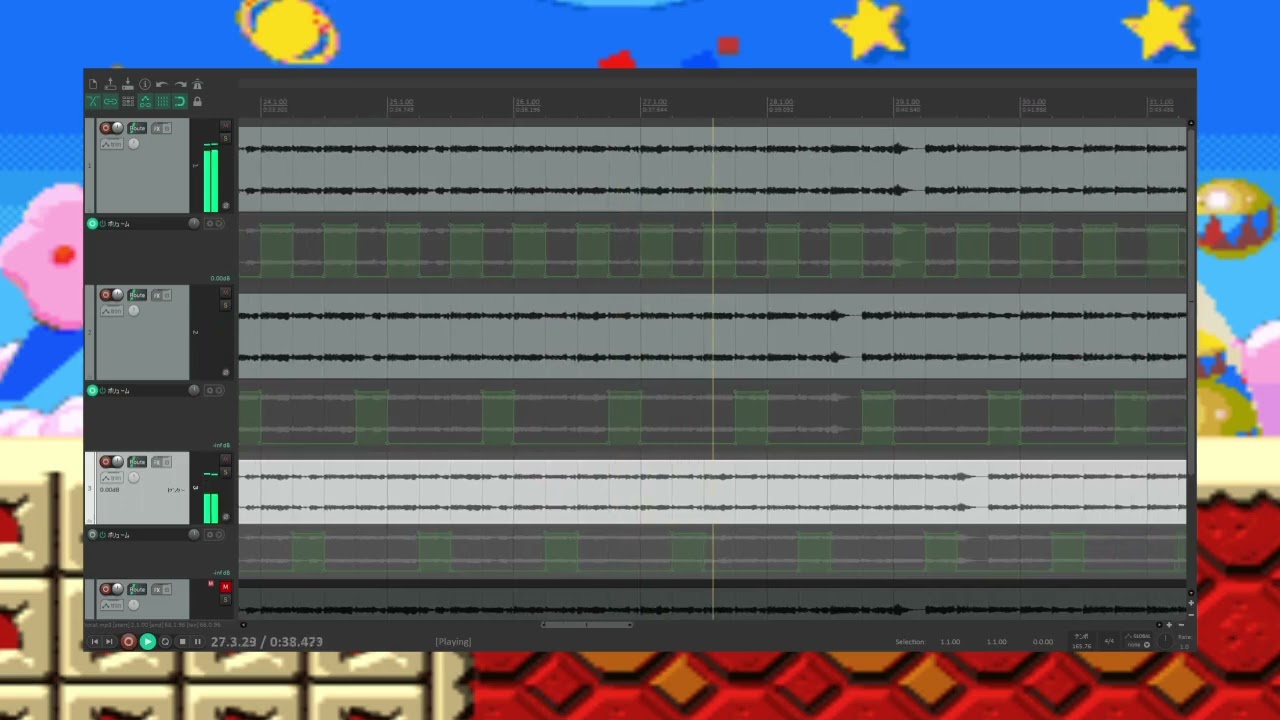 2拍目と4拍目が入れ替わったもろこしホール