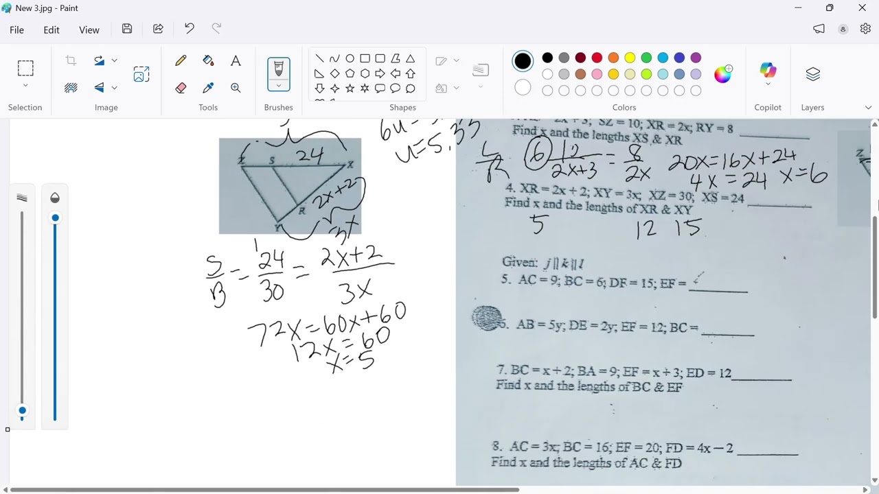 Triangle Similarity 4