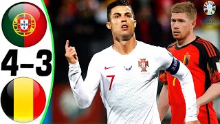 Portugal Vs Belgium 4-3 - All Goals And Highlights 2024 Ronaldo