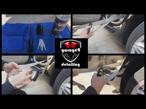 Kako očistiti sigurnosne pojaseve - garage9 detailing