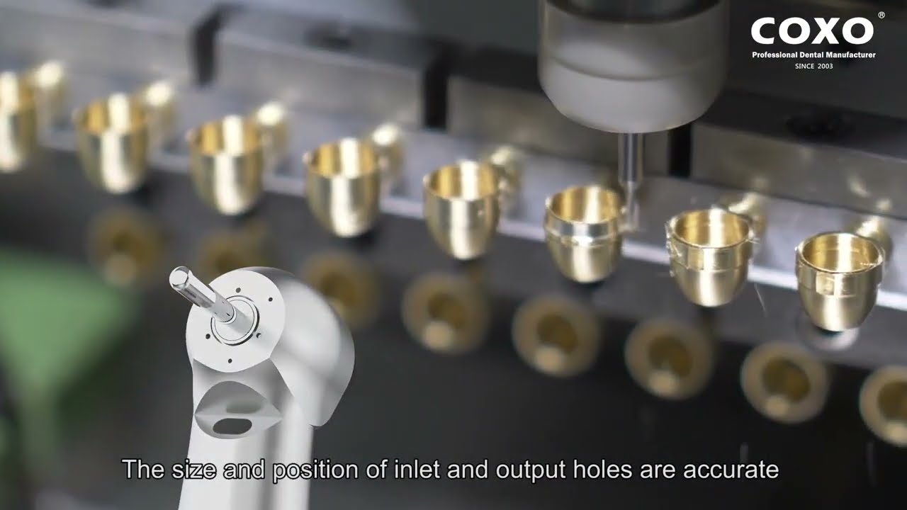 COXO YUSENDNET Dental Turbine Handpieces Manufacturing Process 