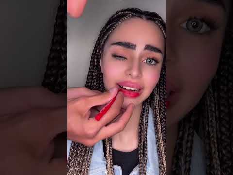 دانیالو به چالش کشیدم برا رژ بزنه  درسا ترند