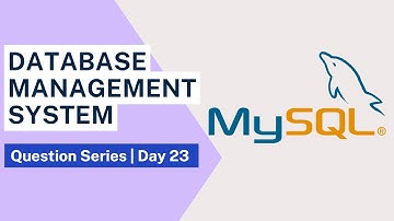 DBMS 1 Question Series | Day 23 (Question set 23)