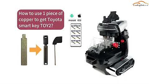 2M2 TANK 2 Pro CNC Tutorial | Duplicate Toyota Smart Key TOY2 - Cardiagtool