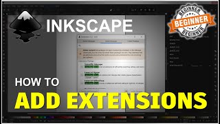 Inkscape How To Add Extensions Tutorial