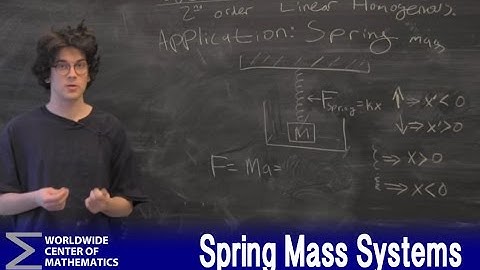 Differential Equations: Spring Mass Systems