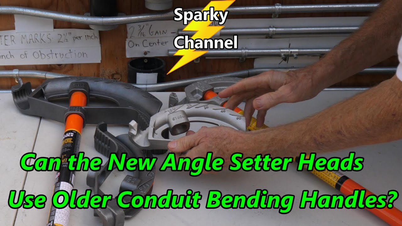 Can the New Angle Setter Heads Use Older Conduit Bending Handles?