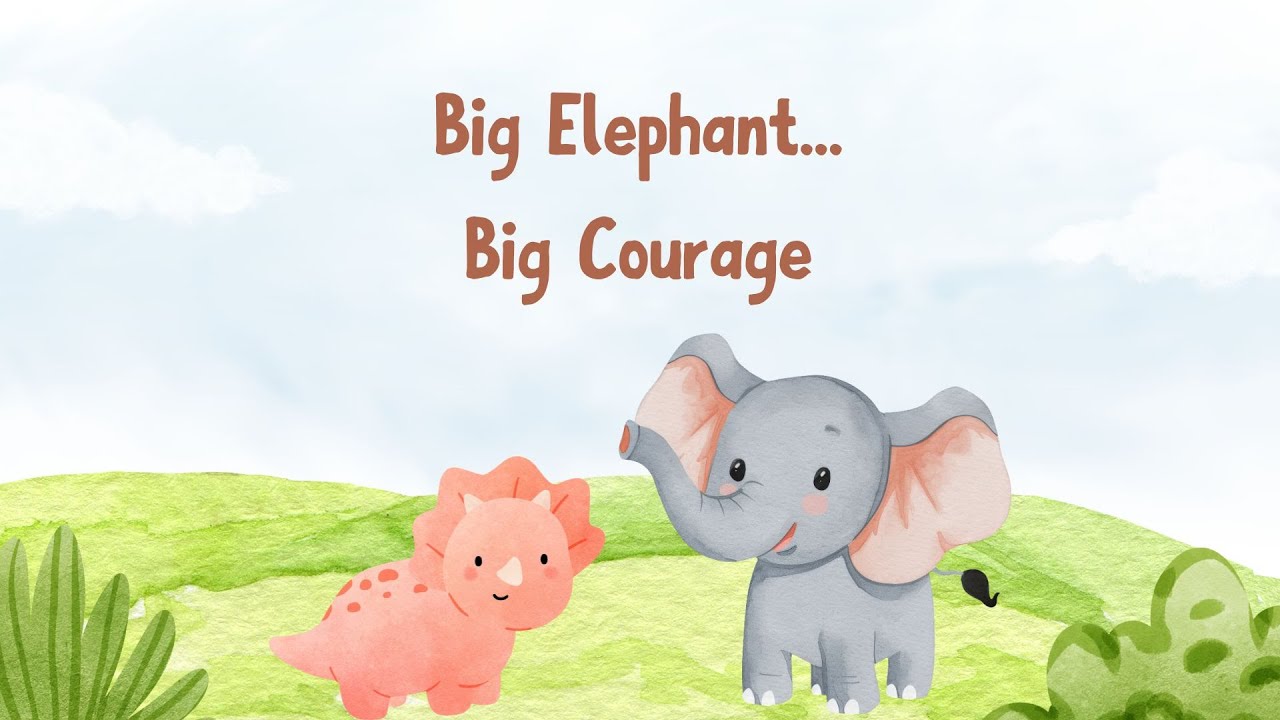A Shy Elephant Learns to Be Brave | Short Moral Story for Kids