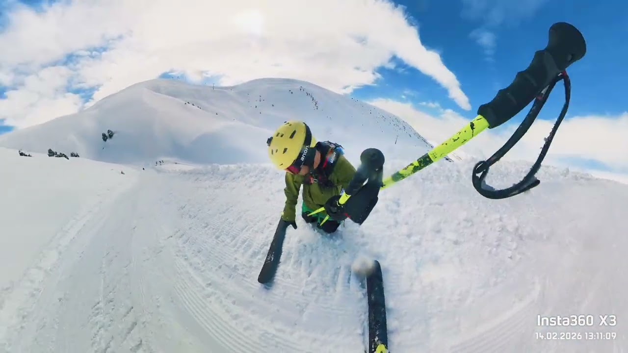 Чуть ли не улетел в обрыв.